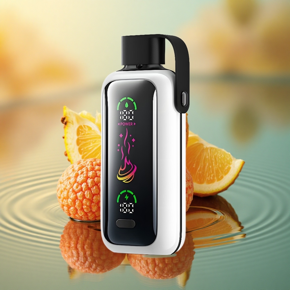 VOZOL Star 20000 Puffs Orange Pineapple Lychee 650mAh Dual Mesh HD Mirror