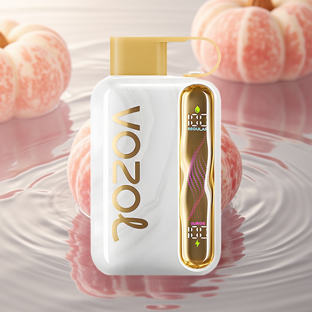 VOZOL STAR 40000 Puffs White Peach Raspberry 1000mAh Type-C