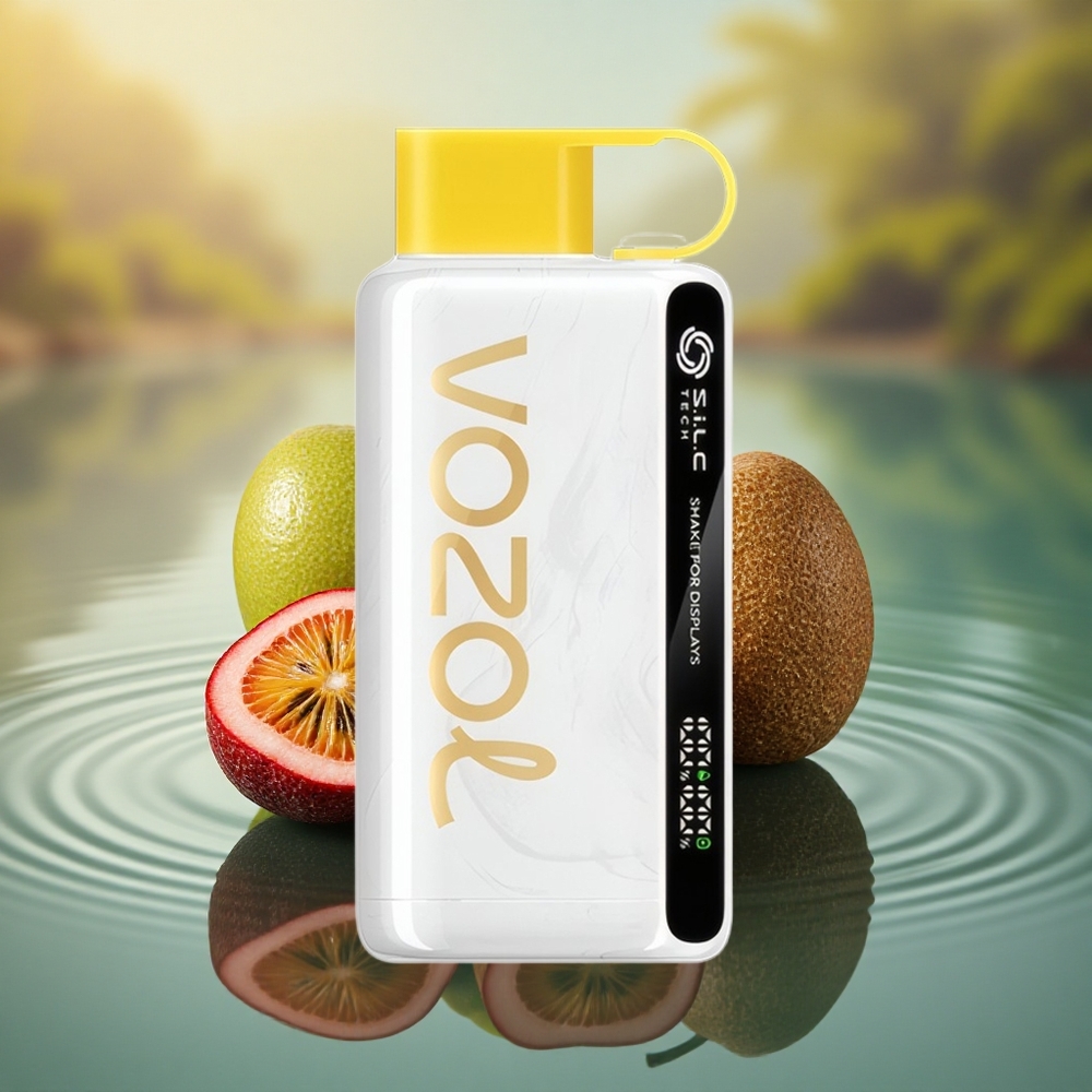 VOZOL STAR 9000/12000 Puffs Kiwi Passion Fruit Guava Shake Charge Recycled