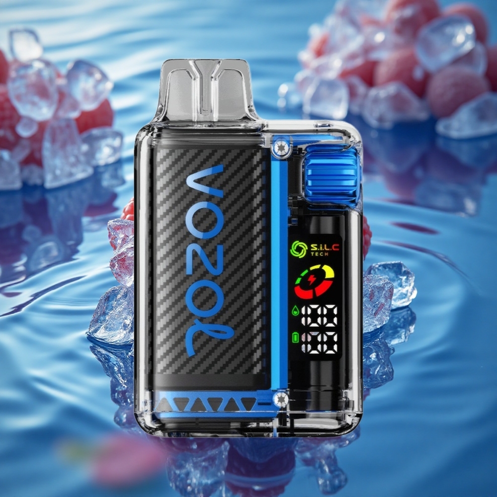 VOZOL Vista 20000 Puffs Blue Razz Ice OLED Eco MTL