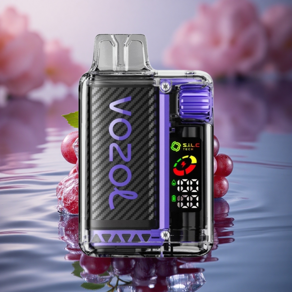 VOZOL Vista 20000 Puffs Grape Ice 650mAh OLED S.i.L.C Tech