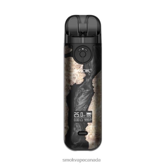 SMOK NOVO 4 Kit Black Stabilizing Wood J04PH228 - SMOK Vape Kit