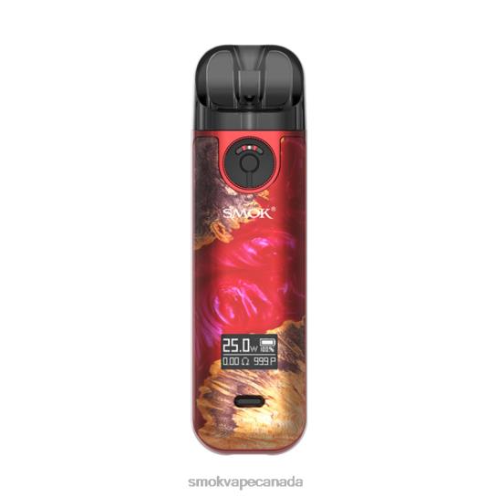 SMOK NOVO 4 Kit Red Stabilizing Wood J04PH229 - SMOK Vape Amazon